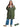 Two Bare Feet Weatherproof Changing Robe with Changing Mat (Forest/Raspberry)