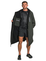 Two Bare Feet Weatherproof Changing Robe with Changing Mat (Khaki/Black)