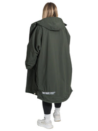 Two Bare Feet Weatherproof Changing Robe with Changing Mat (Khaki/Cream)