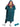 Two Bare Feet Weatherproof Changing Robe with Changing Mat (Sea Green/Raspberry)
