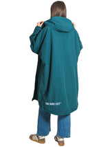 Two Bare Feet Weatherproof Changing Robe with Changing Mat (Sea Green/Sea Green)