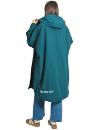 Two Bare Feet Weatherproof Changing Robe with Changing Mat (Sea Green/Sea Green)