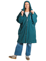 Two Bare Feet Weatherproof Changing Robe with Changing Mat (Sea Green/Sea Green)