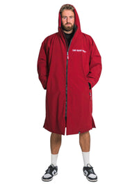 Core Waterproof Changing Robe (Deep Red/Charcoal)