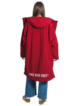 Core Waterproof Changing Robe (Deep Red/Sea Green)
