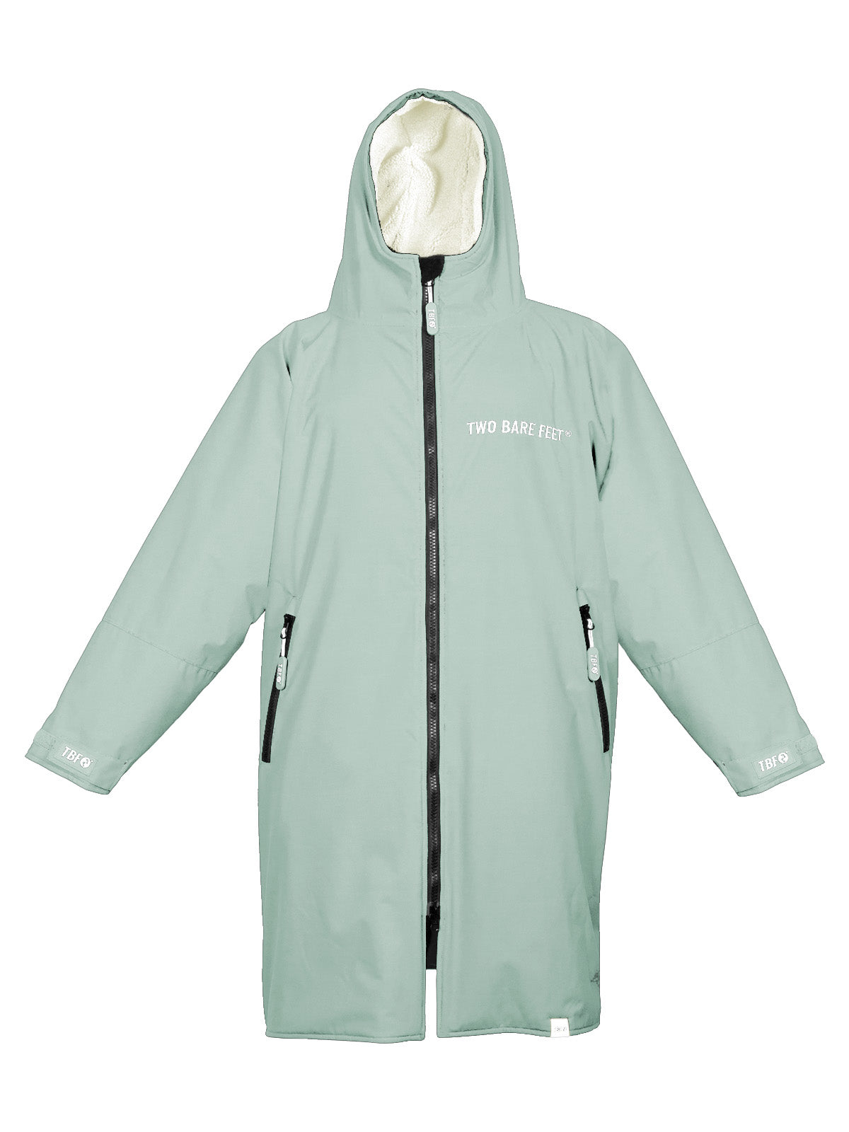 Kids Core Waterproof Changing Robe (Seafoam/Cream)