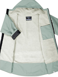 Kids Core Waterproof Changing Robe (Seafoam/Cream)