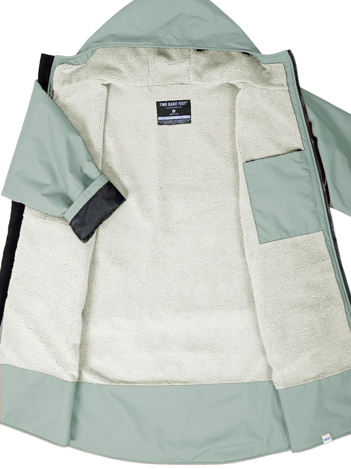 Kids Core Waterproof Changing Robe (Seafoam/Cream)
