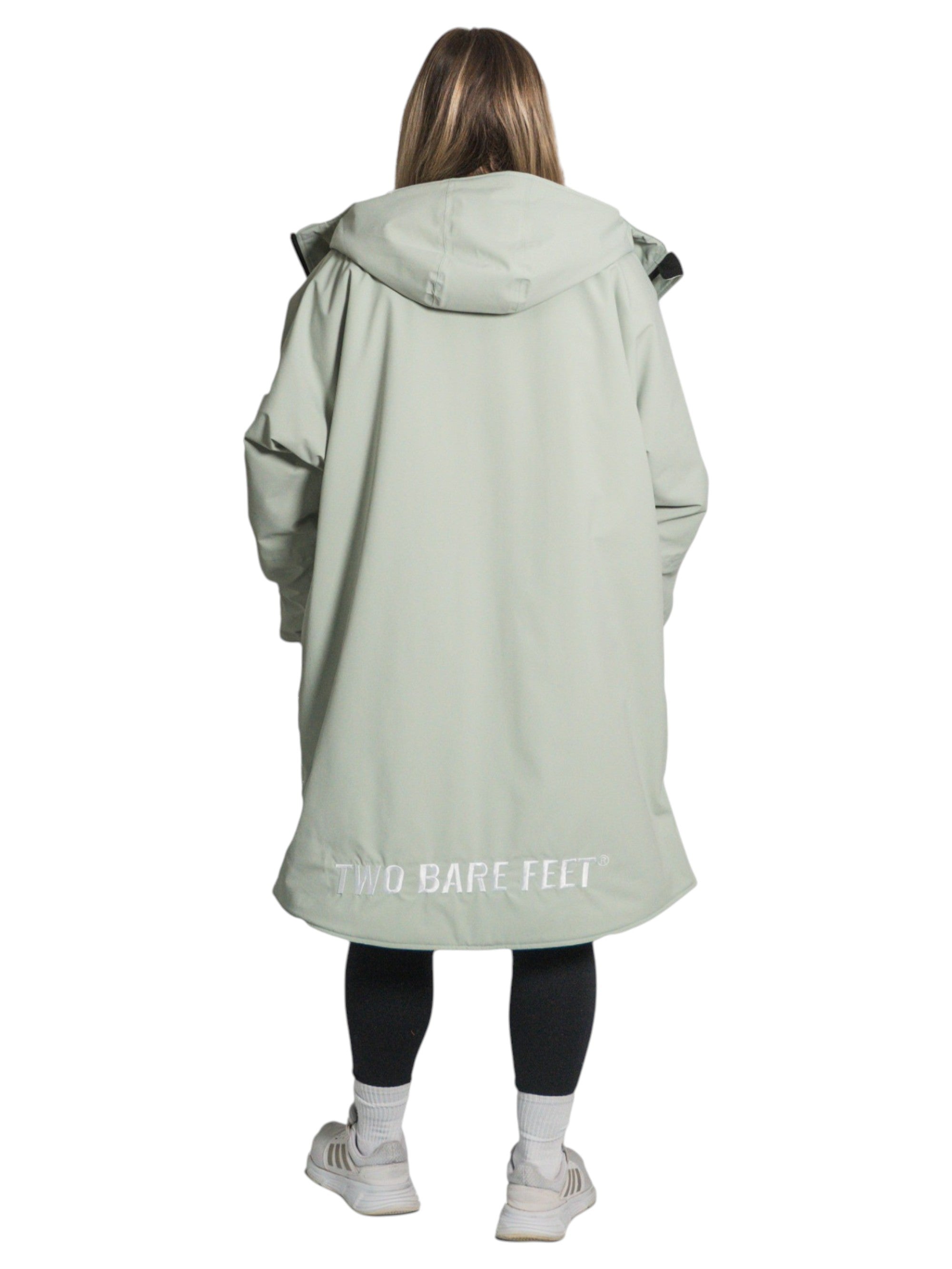 Core Waterproof Changing Robe (Seafoam/Cream)