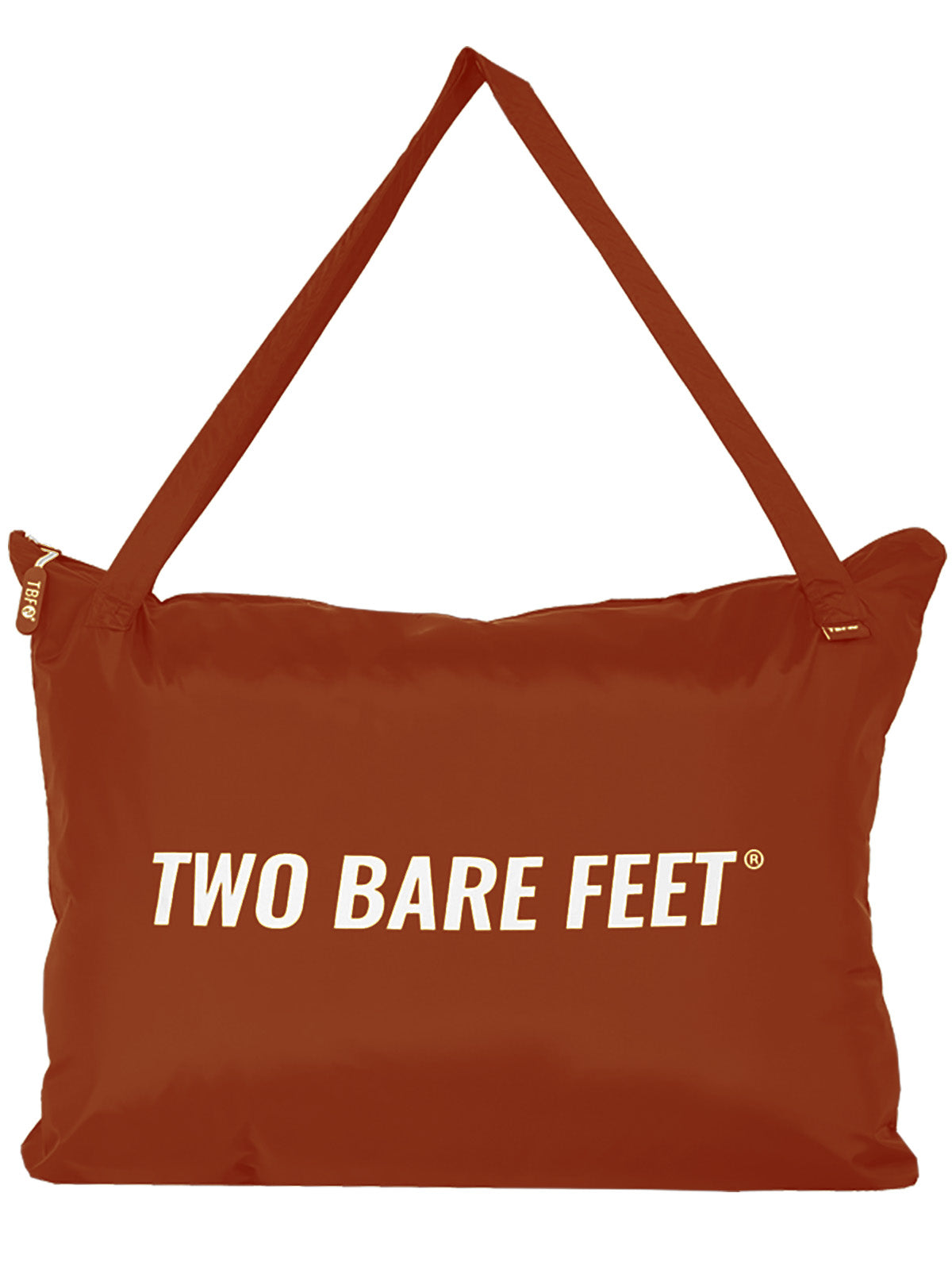 Two Bare Feet Weatherproof Tote Bag (Burnt Orange)