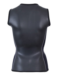 Two Bare Feet Womens Glideskin Sleeveless Wetsuit Jacket (Black)