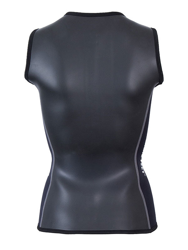 Two Bare Feet Womens Glideskin Sleeveless Wetsuit Jacket (Black)