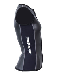 Two Bare Feet Womens Glideskin Sleeveless Wetsuit Jacket (Black)