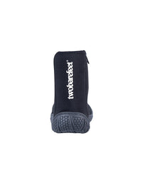 Neoprene Zipped Adults Wetsuit Boots (Black)