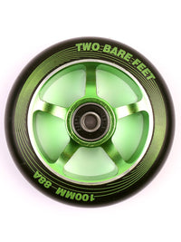 TBF Alloy Series Scooter Wheel - 5 Star (Green Single Wheel)