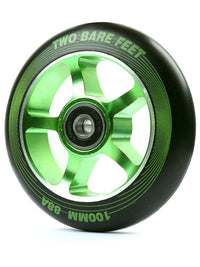 TBF Alloy Series Scooter Wheel - 5 Star (Green Single Wheel)