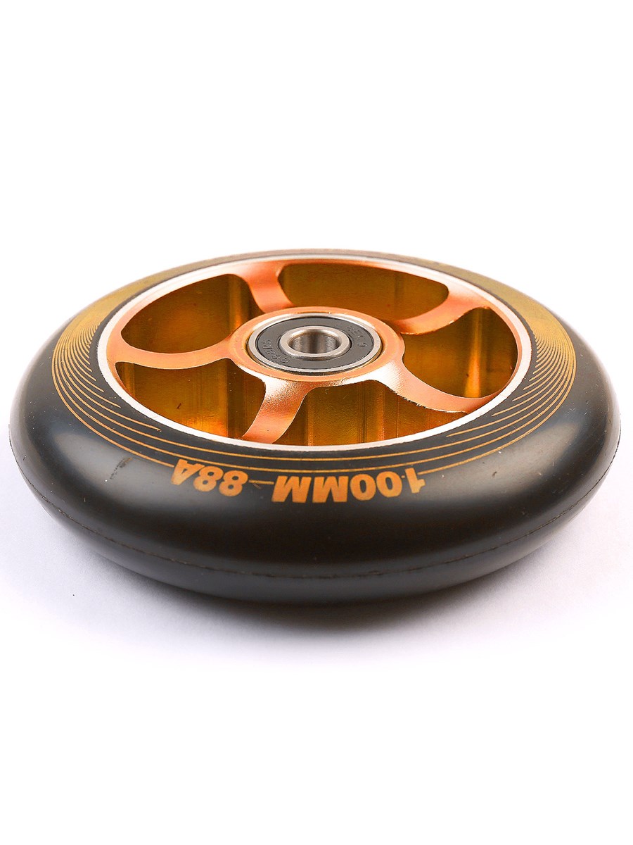 TBF Alloy Series Scooter Wheel - 5 Star (Orange Single Wheel)