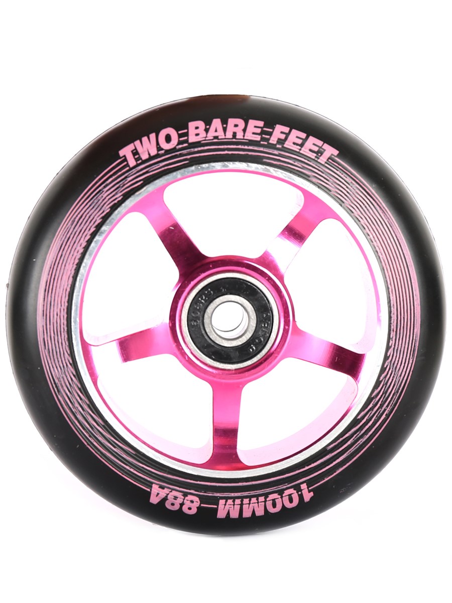 TBF Alloy Series Scooter Wheels - 5 Star (Pink Pair 2 x Wheels)