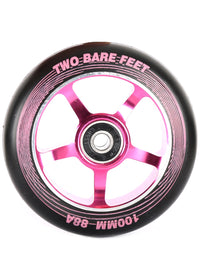 TBF Alloy Series Scooter Wheels - 5 Star (Pink Pair 2 x Wheels)