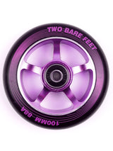 TBF Alloy Series Scooter Wheel - 5 Star (Purple Single Wheel)