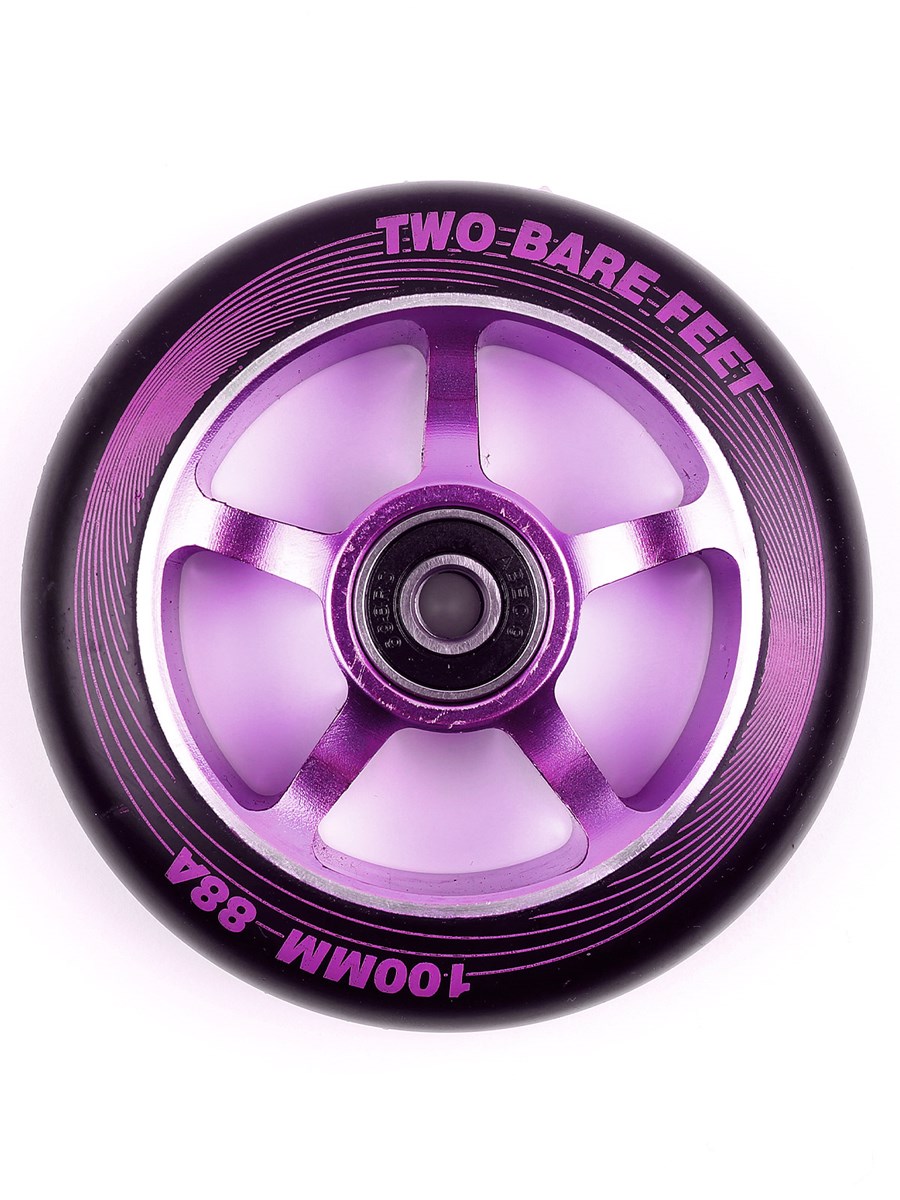 TBF Alloy Series Scooter Wheel - 5 Star (Purple Single Wheel)