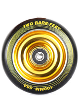 TBF Alloy Series Scooter Wheels - Full On (Gold Pair 2 x Wheels)