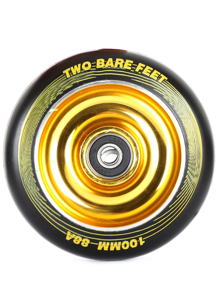 TBF Alloy Series Scooter Wheels - Full On (Gold Pair 2 x Wheels)