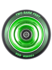 TBF Alloy Series Scooter Wheels - Full On (Green Pair 2 x Wheels)