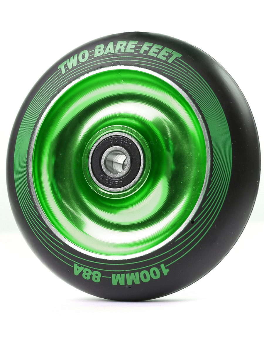 TBF Alloy Series Scooter Wheel - Full On (Green Single Wheel)