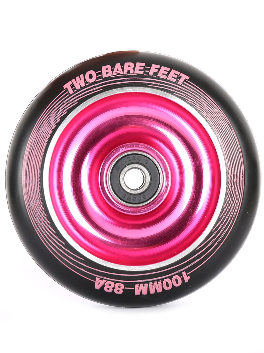 TBF Alloy Series Scooter Wheels - Full On (Pink Pair 2 x Wheels)