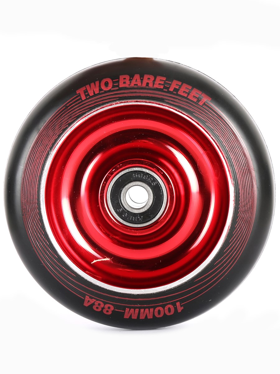 TBF Alloy Series Scooter Wheels - Full On (Red Pair 2 x Wheels)