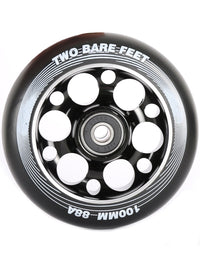 TBF Alloy Series Scooter Wheels - Super Six (Black Pair 2 x Wheels)