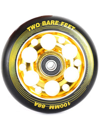TBF Alloy Series Scooter Wheels - Super Six (Gold Pair 2 x Wheels)