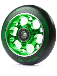 TBF Alloy Series Scooter Wheel - Super Six (Green Single Wheel)