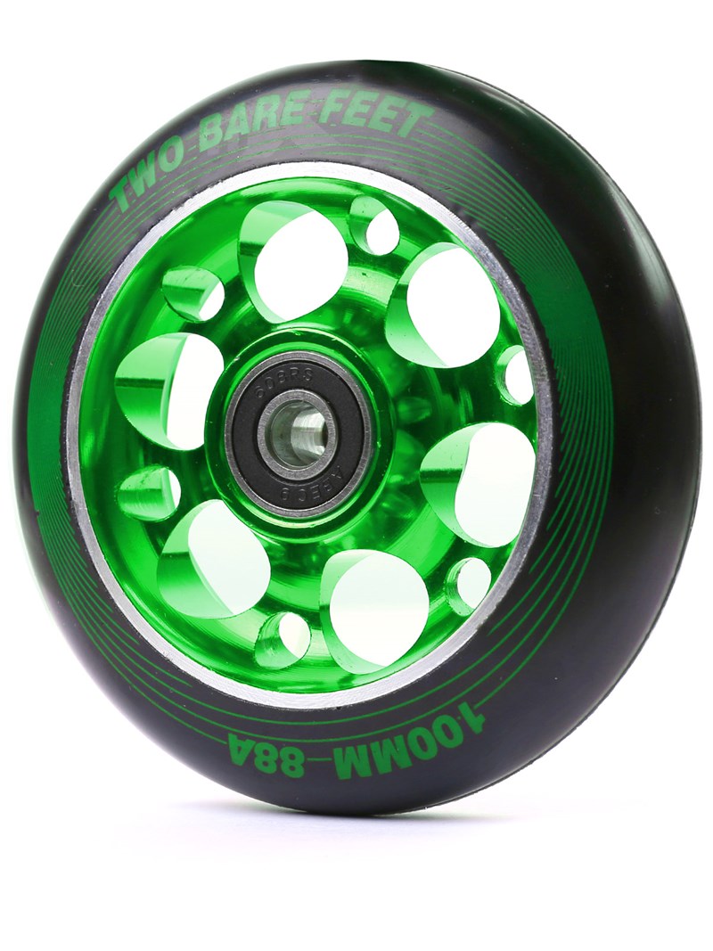 TBF Alloy Series Scooter Wheel - Super Six (Green Single Wheel)