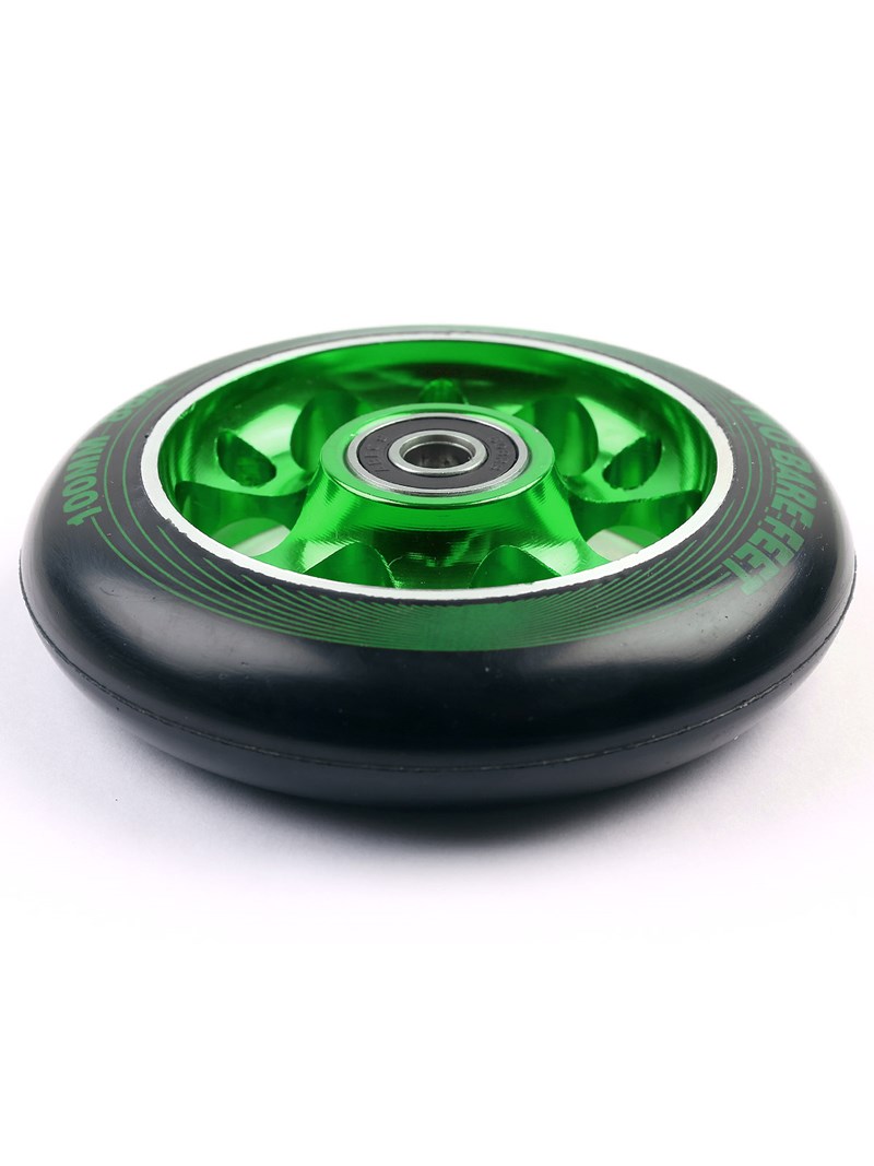 TBF Alloy Series Scooter Wheel - Super Six (Green Single Wheel)
