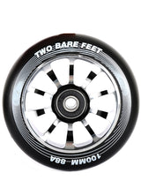 TBF Alloy Series Scooter Wheels - V10 (Black Pair 2 x Wheels)