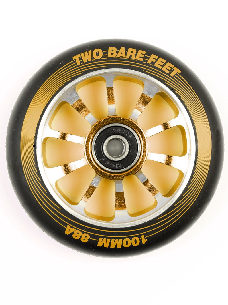 TBF Alloy Series Scooter Wheel - V10 (Gold Single Wheel)