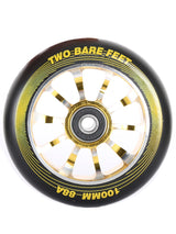 TBF Alloy Series Scooter Wheels - V10 (Gold Pair 2 x Wheels)