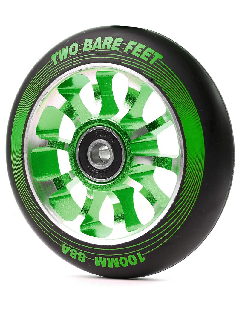 TBF Alloy Series Scooter Wheel - V10 (Green Single Wheel)
