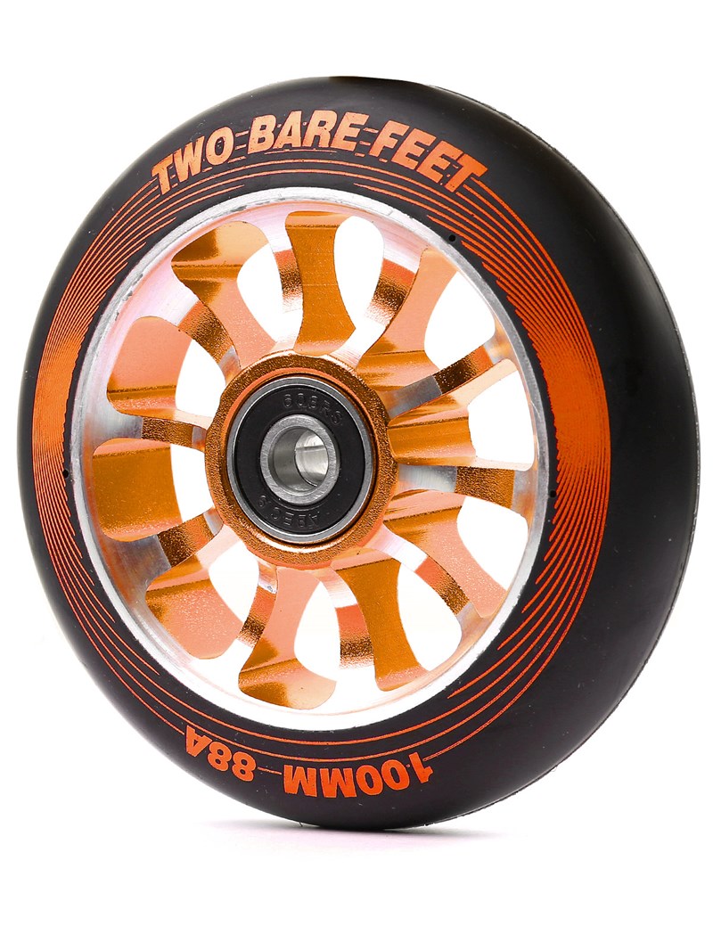 TBF Alloy Series Scooter Wheel - V10 (Orange Single Wheel)