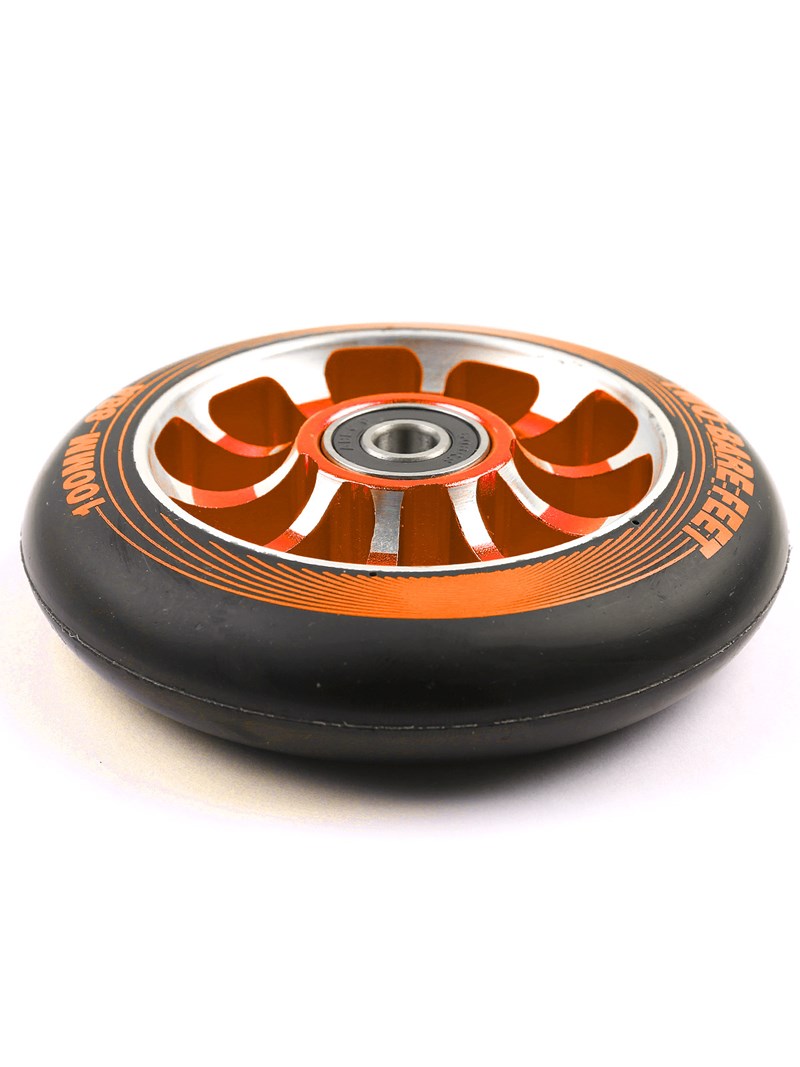 TBF Alloy Series Scooter Wheel - V10 (Orange Single Wheel)