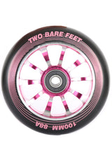 TBF Alloy Series Scooter Wheels - V10 (Pink Pair 2 x Wheels)