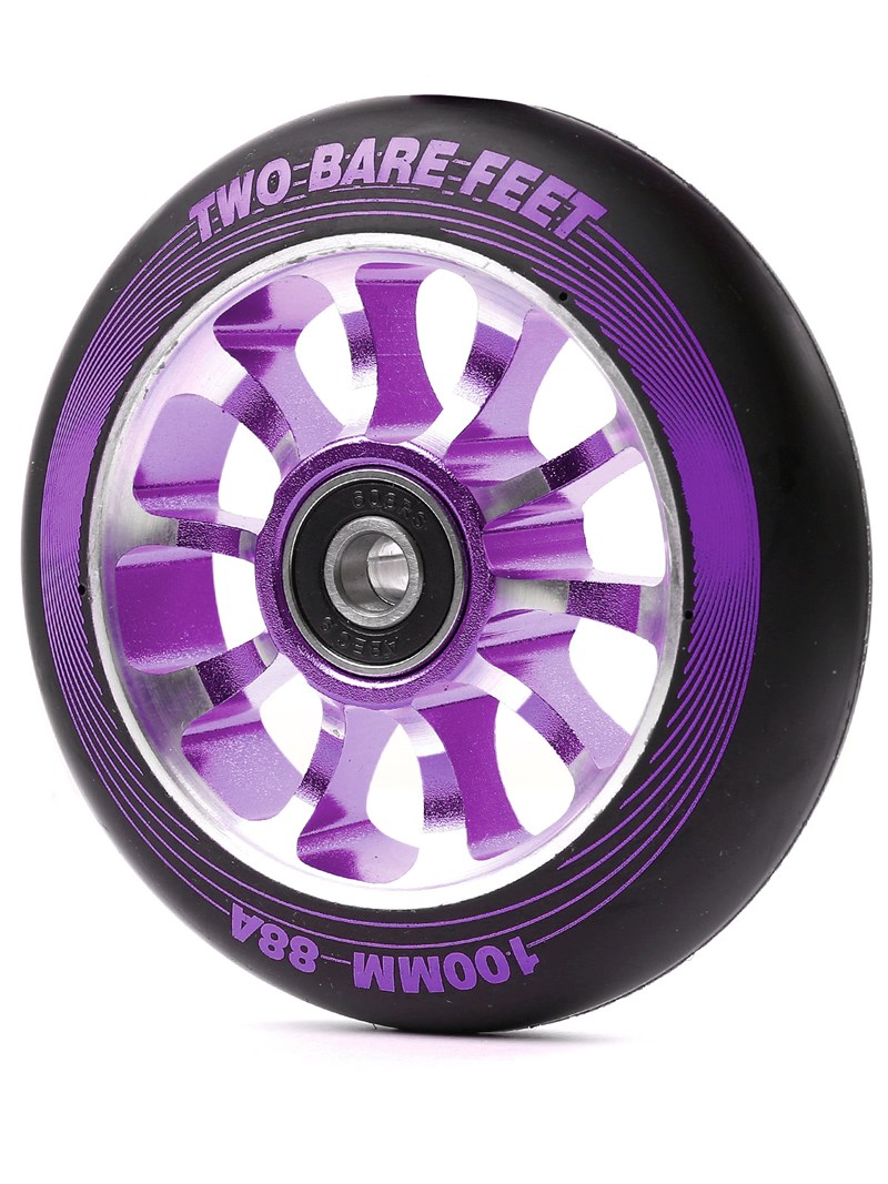 TBF Alloy Series Scooter Wheel - V10 (Purple Single Wheel)