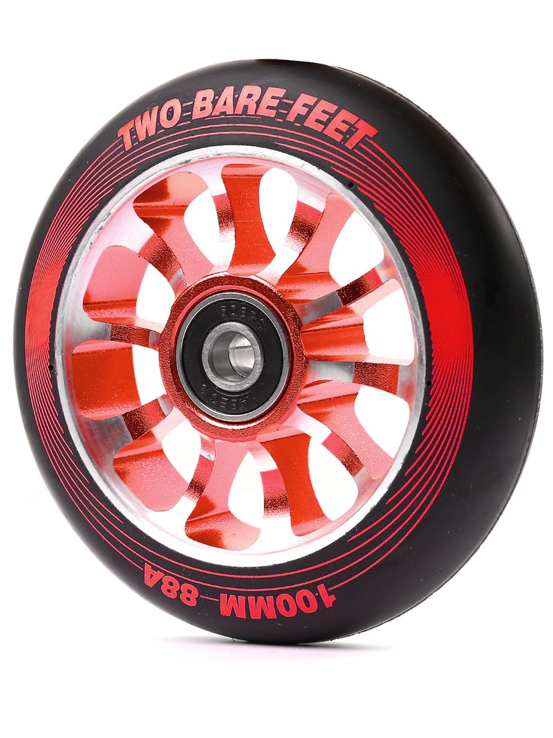 TBF Alloy Series Scooter Wheel - V10 (Red Single Wheel)