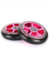 TBF Alloy Series Scooter Wheels - 5 Star (Pink Pair 2 x Wheels)