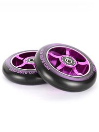 TBF Alloy Series Scooter Wheels - 5 Star (Purple Pair 2 x Wheels)