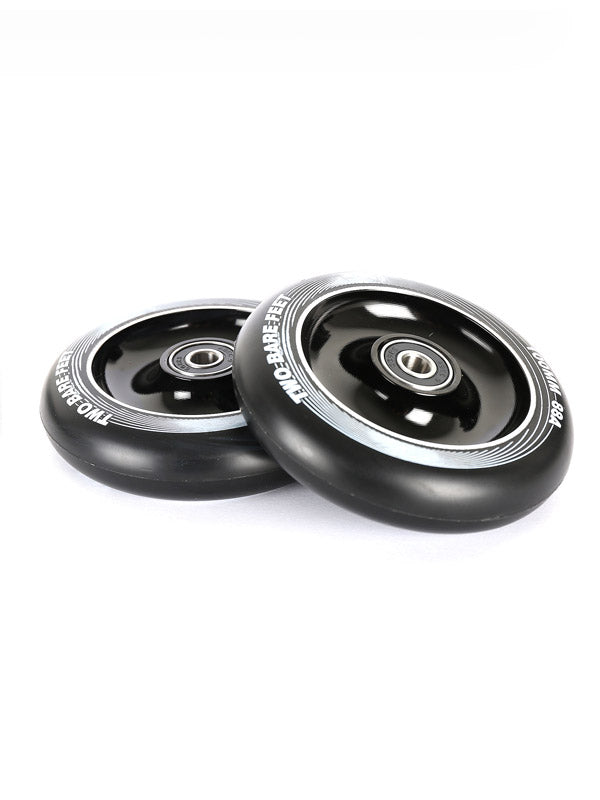 TBF Alloy Series Scooter Wheels - Full On (Black Pair 2 x Wheels)