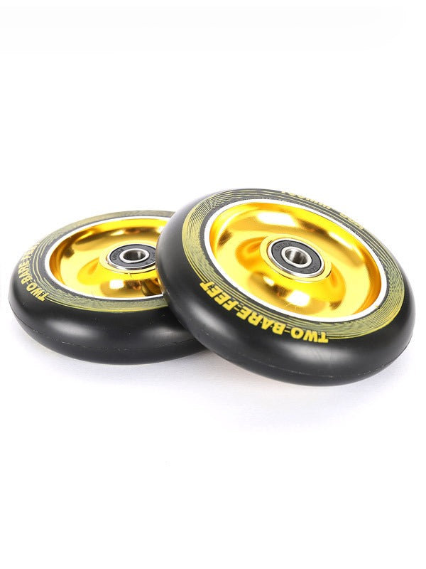 TBF Alloy Series Scooter Wheels - Full On (Gold Pair 2 x Wheels)