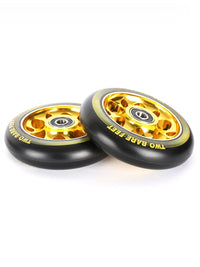 TBF Alloy Series Scooter Wheels - Super Six (Gold Pair 2 x Wheels)